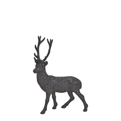 Herboristeria Dekofigur 30cm Hirsch Schwarz Mittel