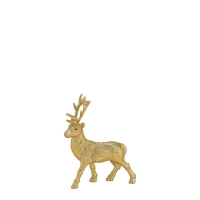 Herboristeria Dekofigur 21cm Hirsch Gold Klein