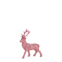 Herboristeria Dekofigur 21cm Hirsch Pink Klein