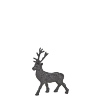 Herboristeria Dekofigur 21cm Hirsch Schwarz Klein