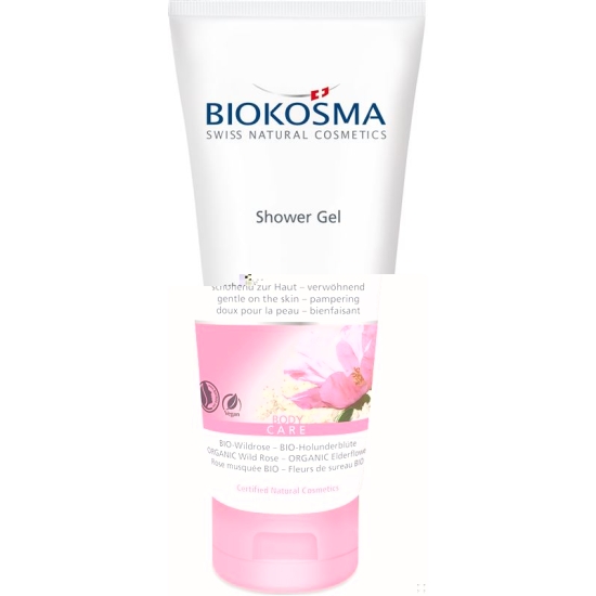 Biokosma Shower Gel Bio-Wildrose Holunderbl 200ml buy online