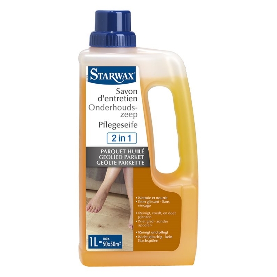 Starwax Pflegeseife für Geoeltes Parkett Flasche 1L buy online