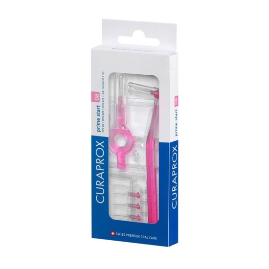 Curaprox CPS 08 prime start 5 interdental brushes + UHS 409 & 470