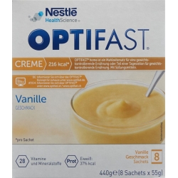 Optifast Vanilla cream 8 sachets 55g