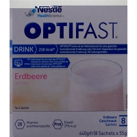 Optifast Drink Strawberry 8 Bag 55g