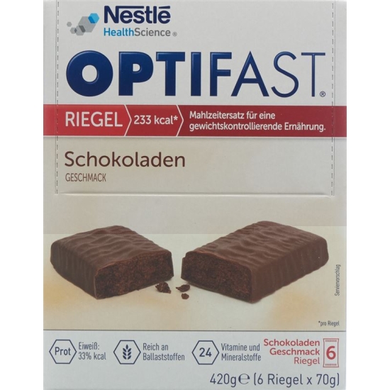 Optifast Chocolate bar 6x 70g buy online