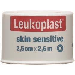 Leukoplast Skin Sensitive 2.5cmx2.6m Roll