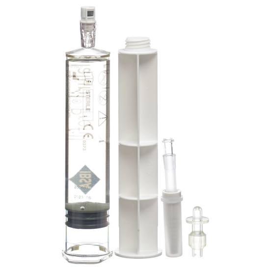 Ialuril prefill with luer lock adapter and Ialuadapter Fertspr 50 ml
