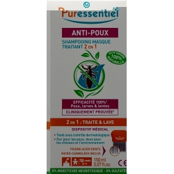 Puressentiel Anti-Lice Shampoo Mask +Comb 150 ml