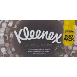 Kleenex Ultrasoft Kosmetiktuech Box Duo 2x 72 Stück