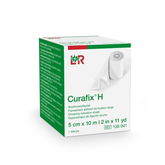 Curafix H wide fixing plaster 5cmx10m roll buy online