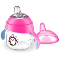 Avent Philips Schnabelbecher Sil 200ml Rosa Pingu