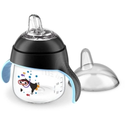 Avent Philips Schnabelbecher Sil 200ml Schw Pingu