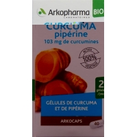 Arkocaps turmeric organic jar 40 capsules