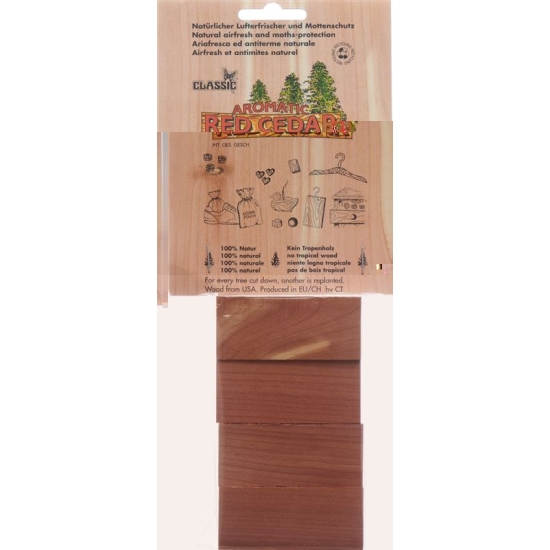Rote Zeder Zedernholz Block 4 Stück buy online