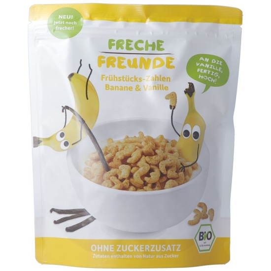 Naughty Friends breakfast fruits banana & vanilla 125 g