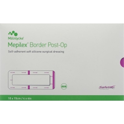 Mepilex Border Post OP 10x15cm 10 pcs