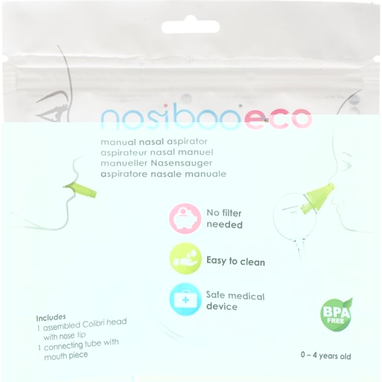 Nosiboo Eco Mouth Operated Nasal Aspirator buy online