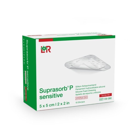 Suprasorb P Sensitive Border Lite 5x5cm 10 Stück buy online