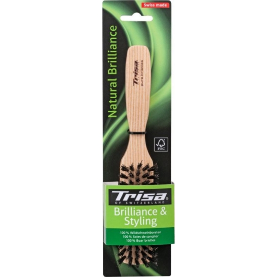 Trisa Natural Brilliance Hairbrush M buy online