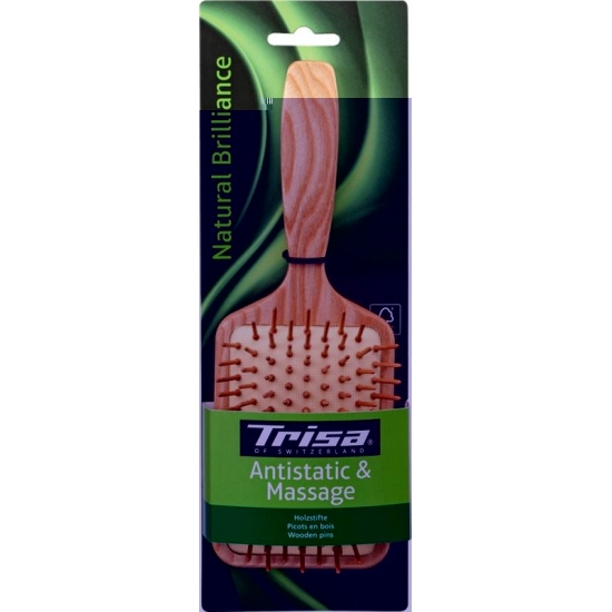 Trisa Natural Brilliance Hairbrush Paddle buy online