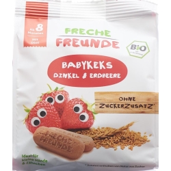 Freche Freunde Babykekse Dinkel Erdbeere 100g