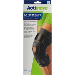 Actimove Sport Knee Support L Adjustable Pad Stabilising Bars