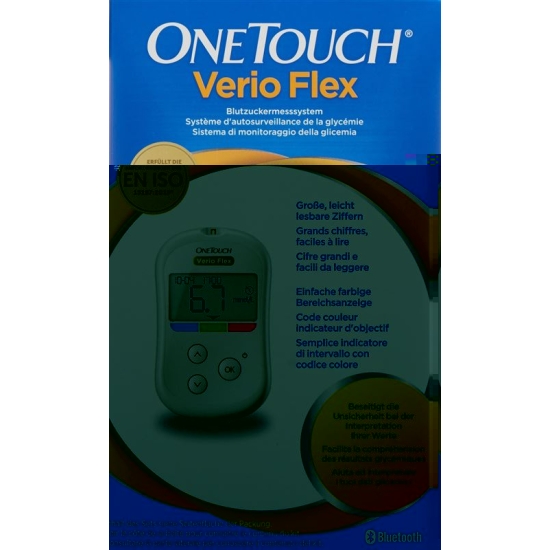 One Touch Verio Flex Blood Glucose Monitoring System Set mmol / L