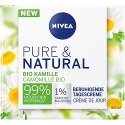 Nivea Pure & Natural Sens Tagescreme Kam Bio 50ml