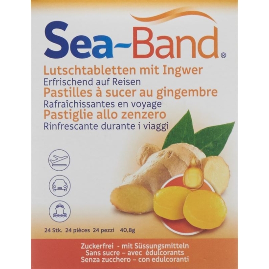 Sea-band Ginger lozenges 24 pieces buy online