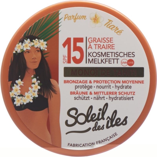 Soleil Des Iles Melkfett SPF 15 Monoi 150ml buy online
