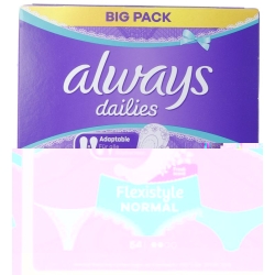 Always Panty Liner Fresh & Prot Normal Flexible 54 pieces