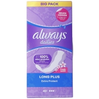 Always Panty Liner Extra Protection Long Plus 40 pieces
