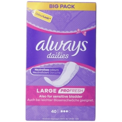 Always panty liner Profresh Large 40 pieces