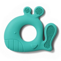Babyono Whale Pablo Blue Silicone Teether