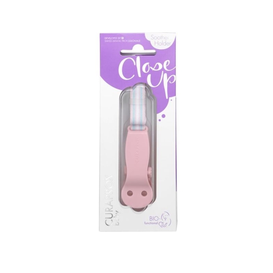 Curaprox Baby pacifier holder pink (new) buy online