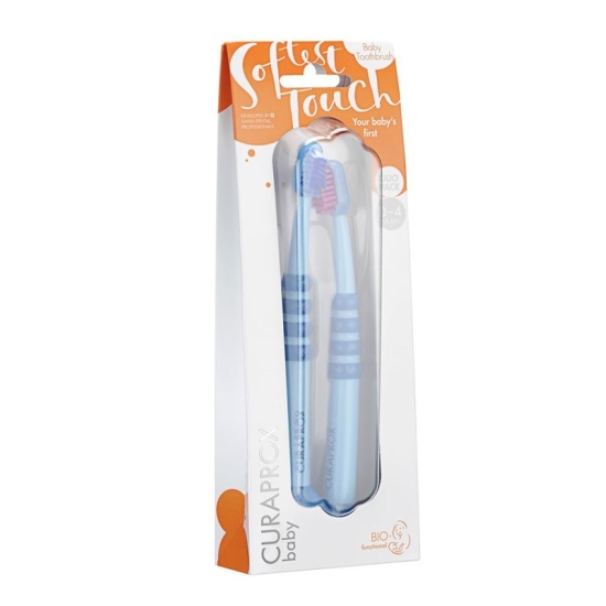 Curaprox Baby Zahnbürste Blau Doppel Neu 2 Stück buy online