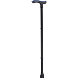Herdegen Metallstock Schwarz 87-97cm Derby Bl Soft
