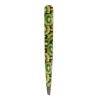 Hausmann tweezers diagonal kiwis fruit design