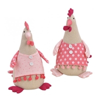 Herboristeria Dekofigur Huhn Sophie Aus Stoff Ass
