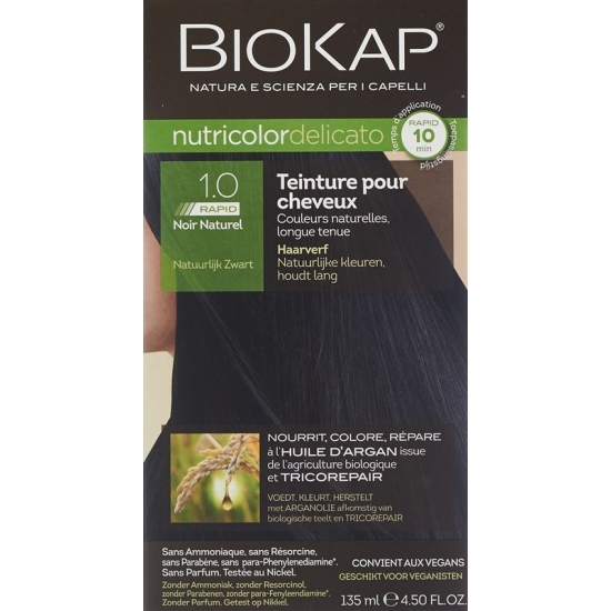 Biokap Nutricolor Delicato Rapid Naturschw 135ml buy online