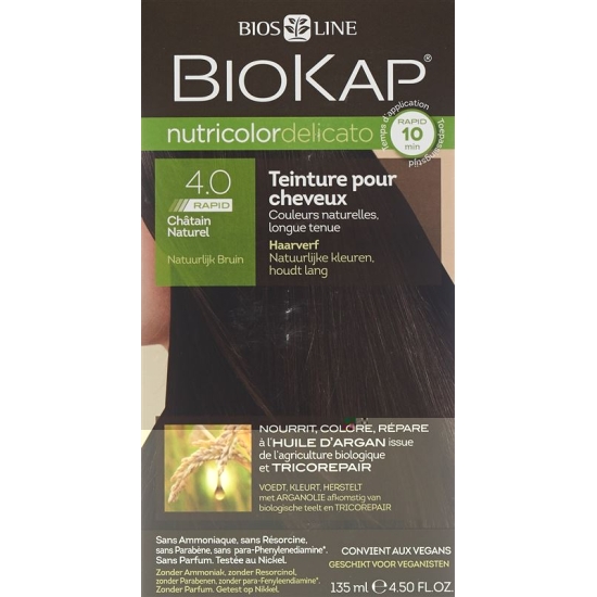 Biokap Nutricolor Delicato Rapid Naturbraun 135ml buy online