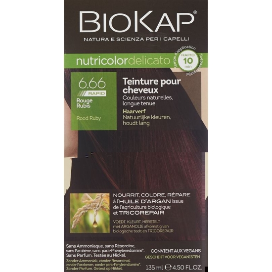 Biokap Nutricolor Delicato Rapid Rubinrot 135ml buy online