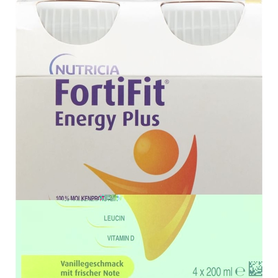Fortifit Energy Plus Vanille 4 Flasche 200ml buy online
