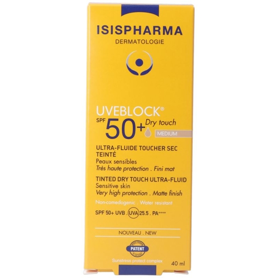 Isis Pharma Uveblock Dry Touch SPF 50+ Medi 40ml buy online