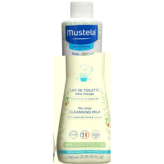 Mustela Reinigungsmilch Normale Haut O Abspül 750ml buy online