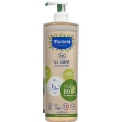 Mustela Waschgel Haare und Körper Bio 400ml