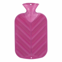 Fashy Wärmflasche 2L Halblamelle Fuchsia