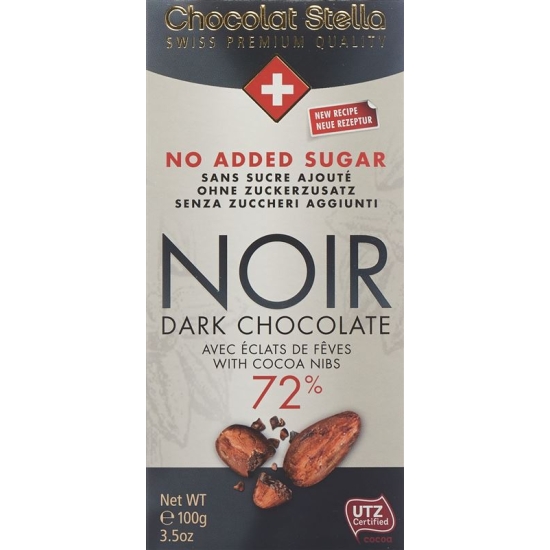 Stella Schokolade Noir 72% 100g buy online