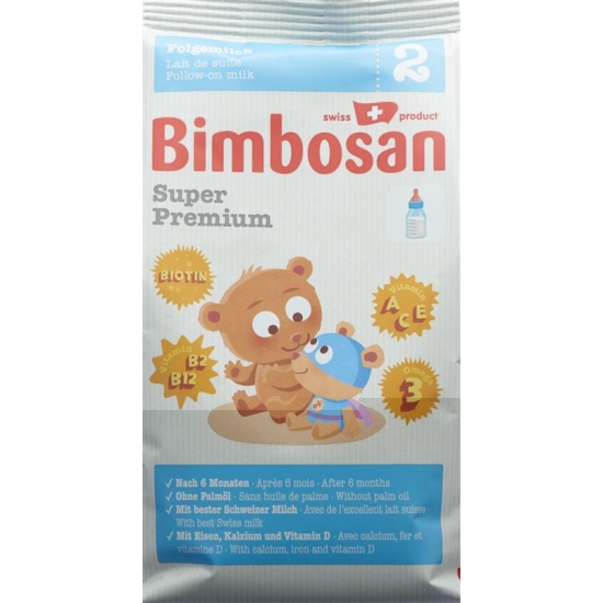 Bimbosan Super Premium 2 follow-on milk refill 400 g buy online